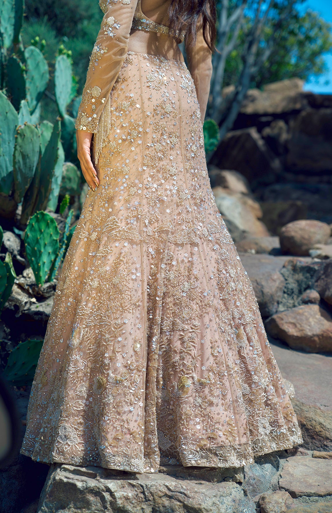 Smita Shrinivas Sandhya Sona Lehenga