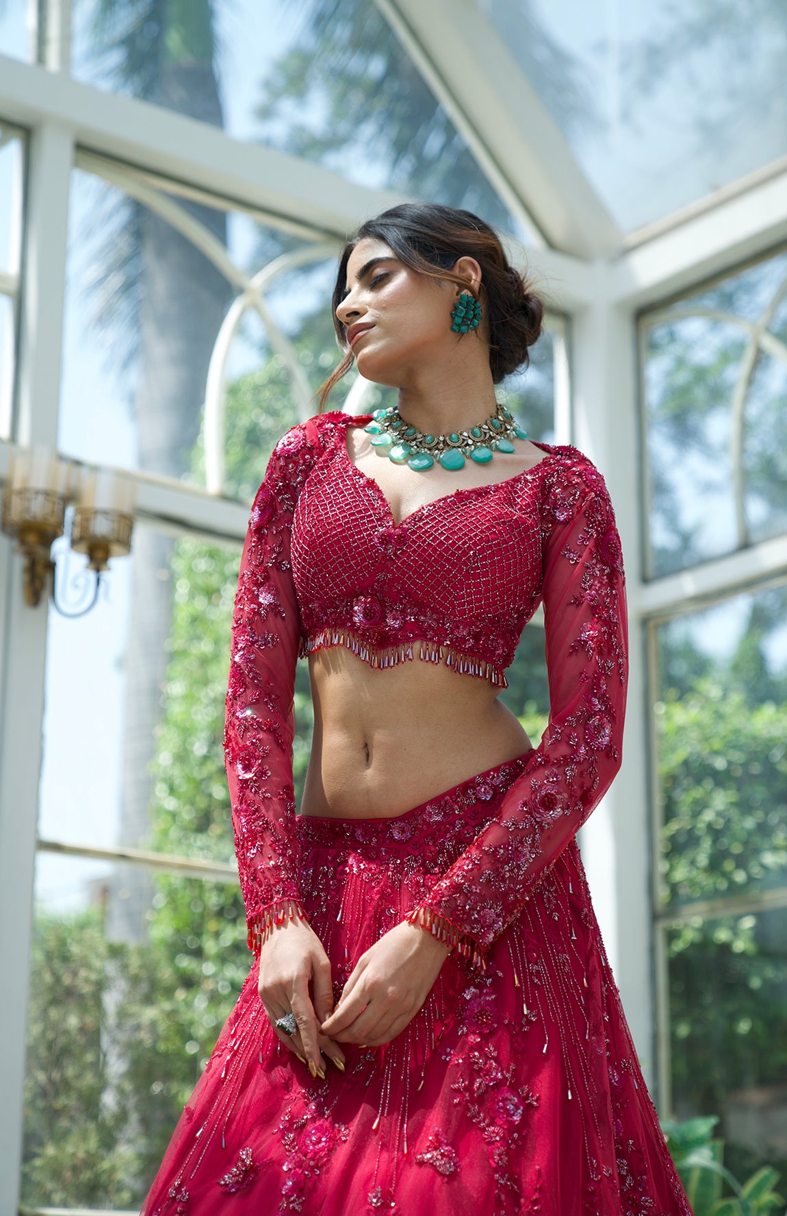 Smita Shrinivas Grihagaman Lehenga