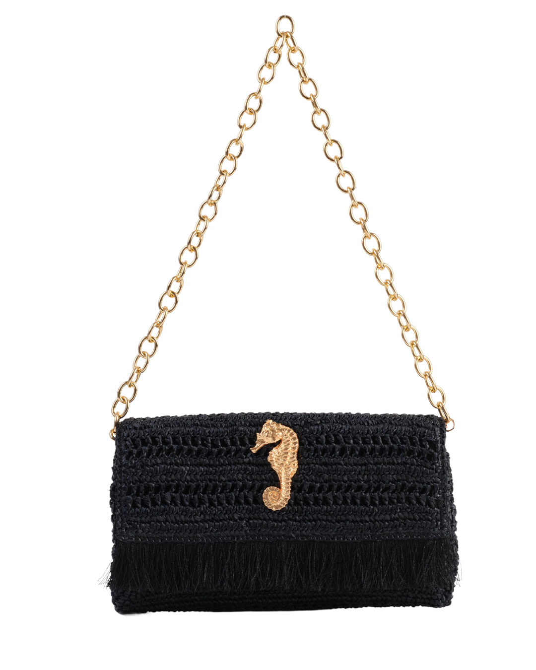 Slim Raffia Clutch 6D
