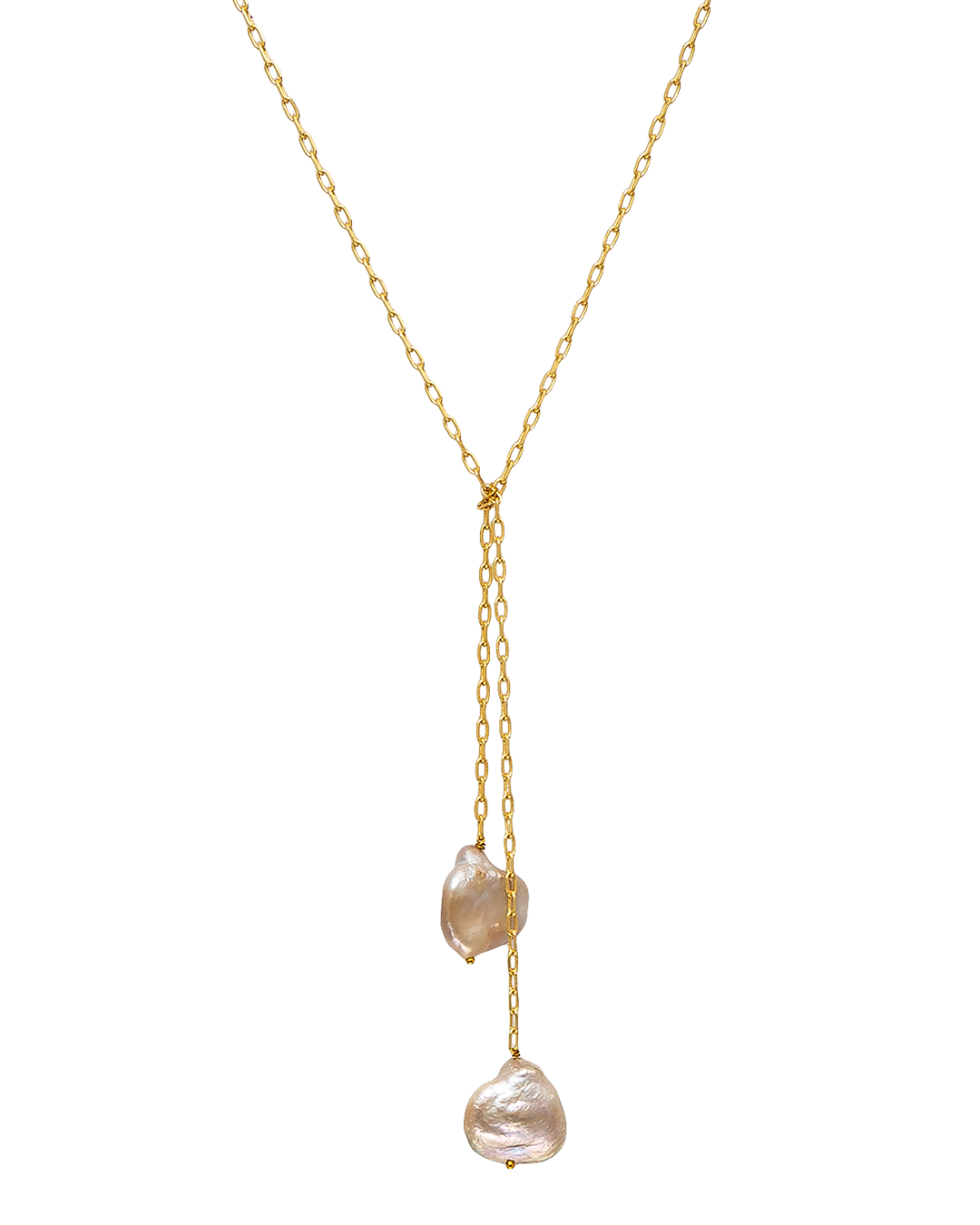 TWIN PEARL NECKLACE