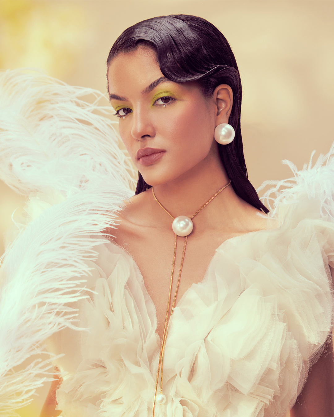 Luxury natural pearl chain for weddings and festive wear