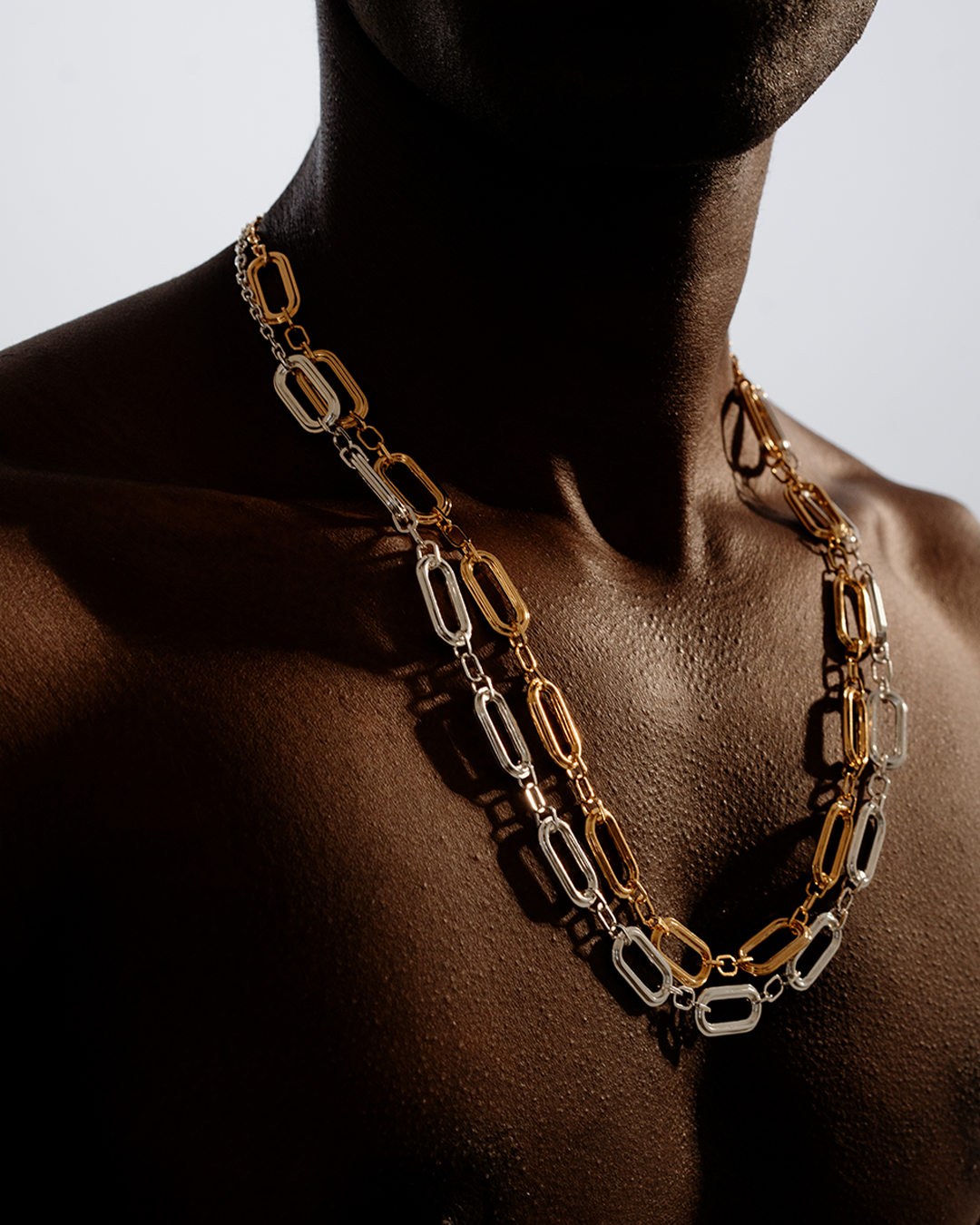 Chain Cascade Necklace gold