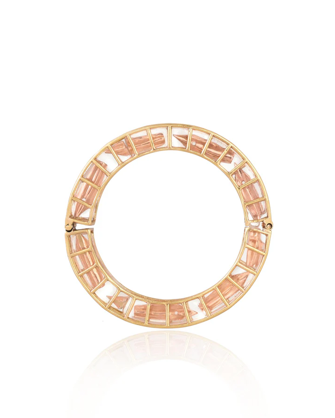 Enso Bangle (Stone with Pen nibs) 5