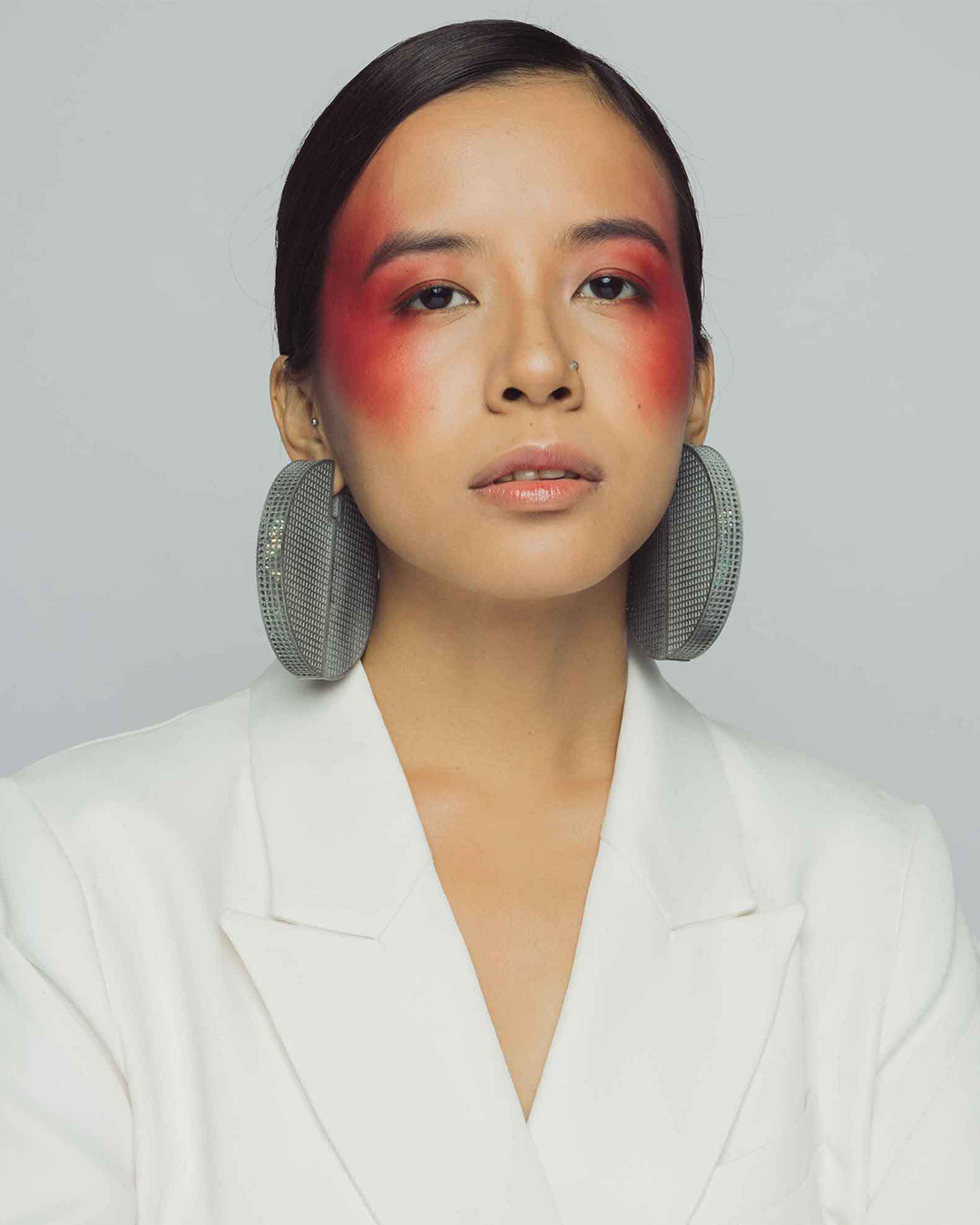 Glint Full Circle Earrings handmade geometric hoop earrings Bliora