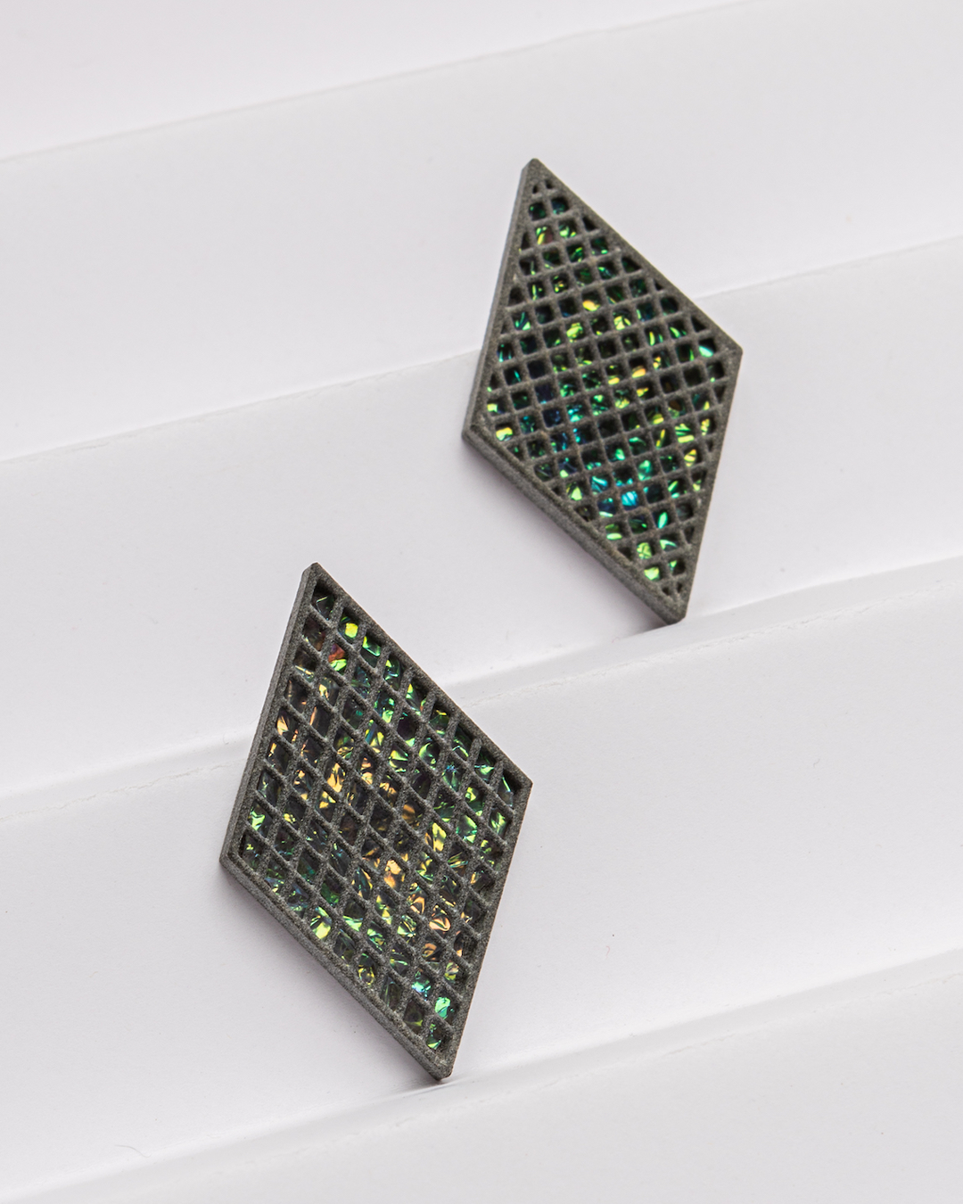 Glint Rhombus Earring Handmade Bliora 3