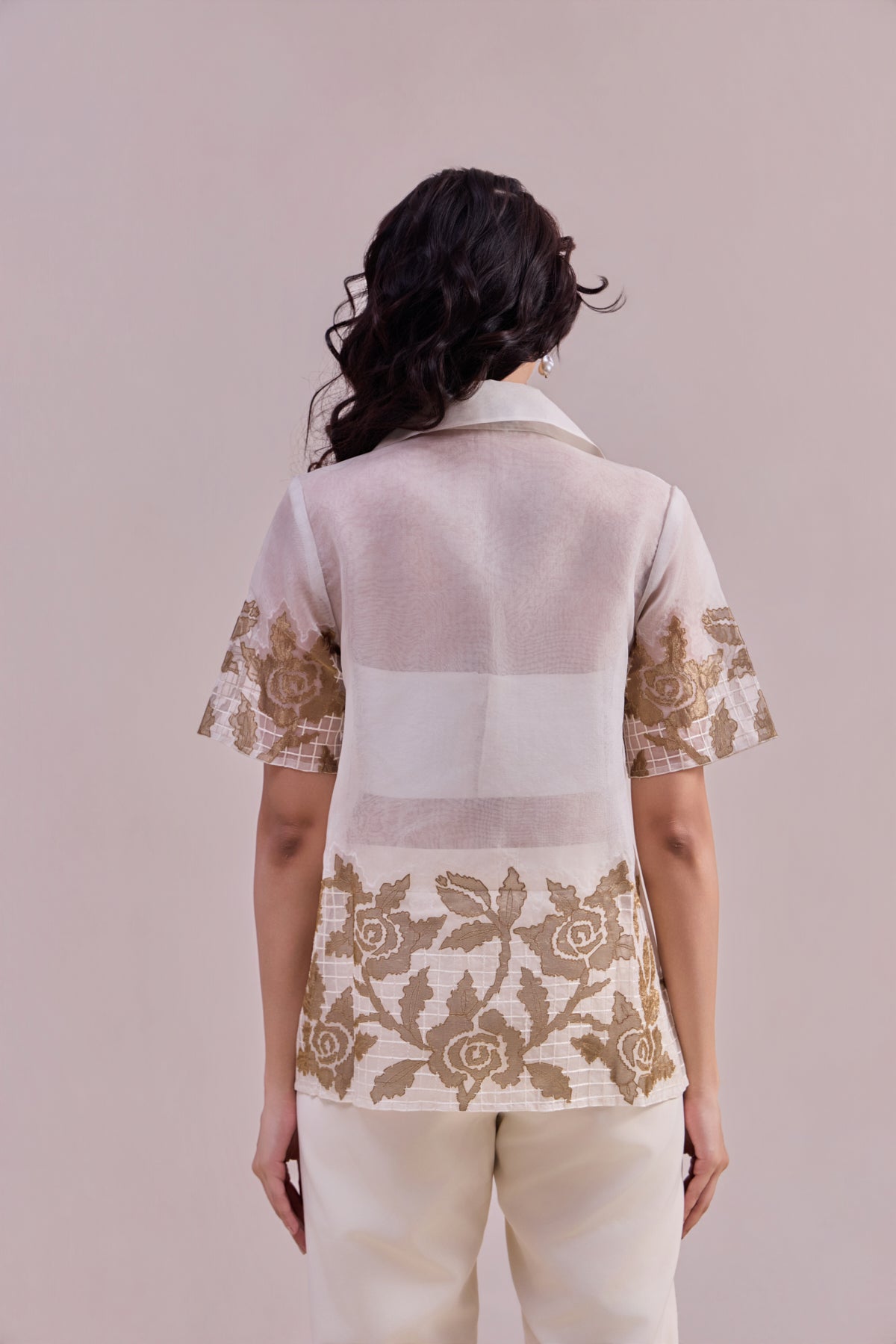 Beige Classic Pants