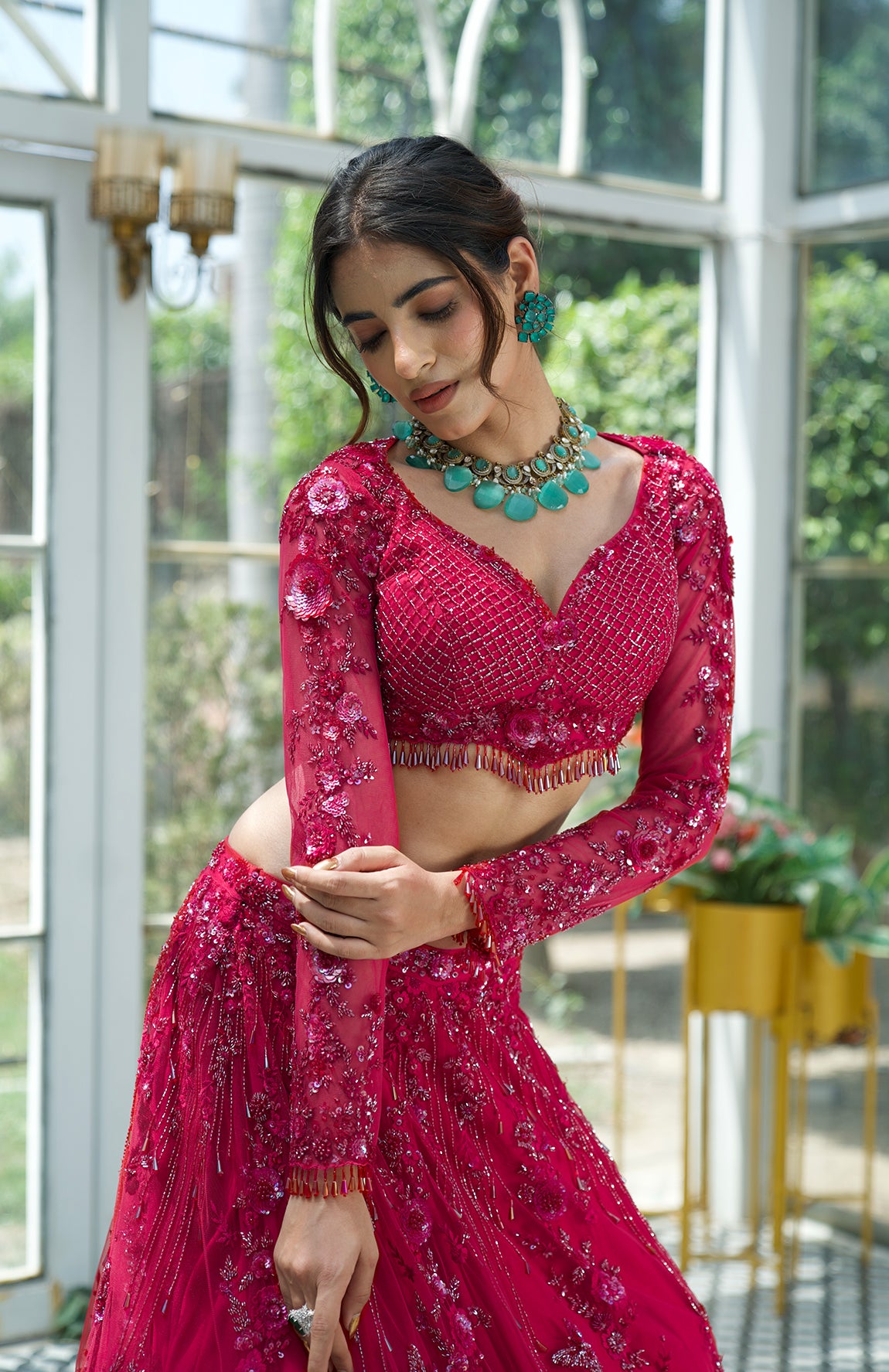Smita Shrinivas Grihagaman Lehenga