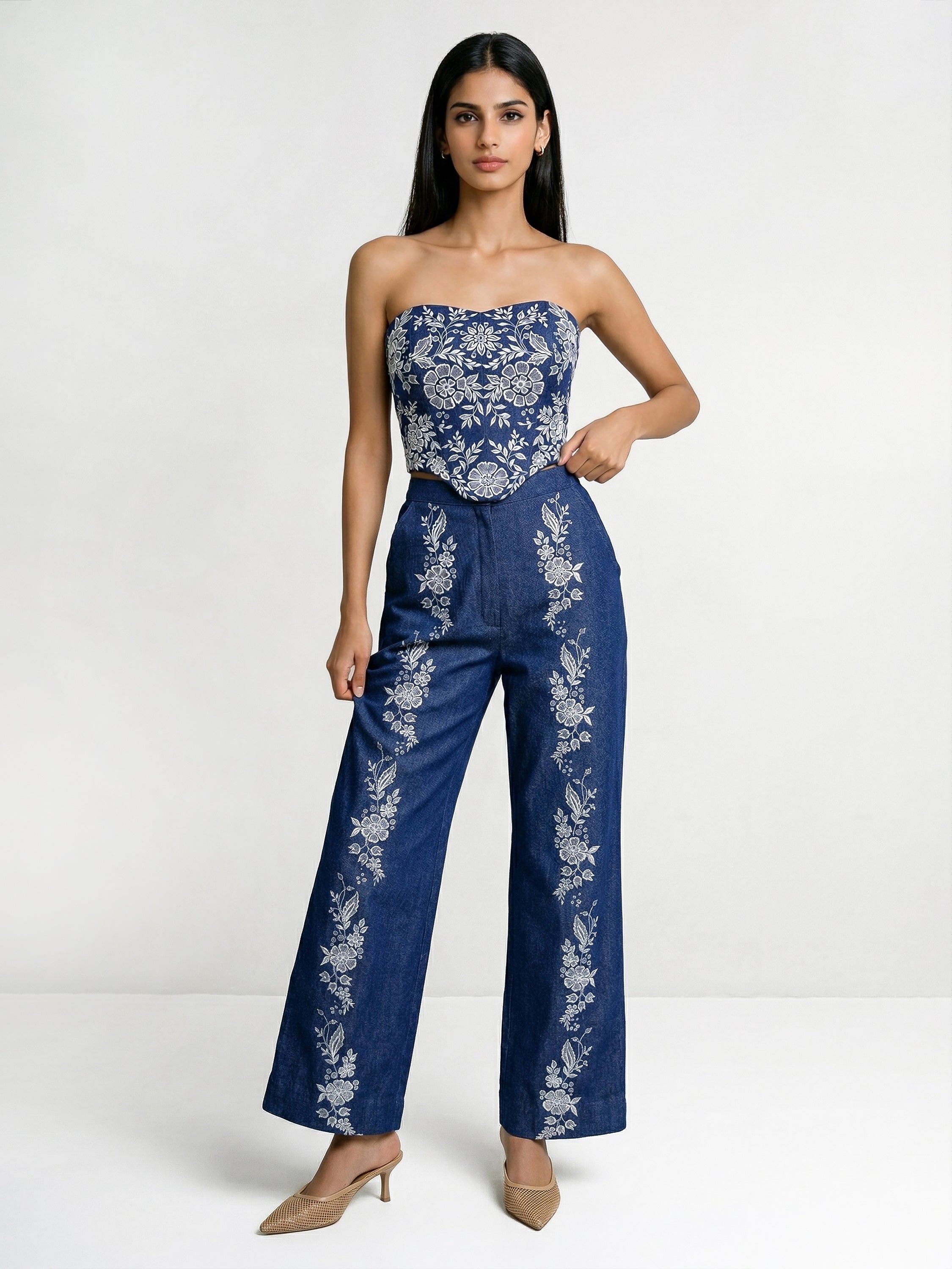 Blue Denim Co-Ord Set