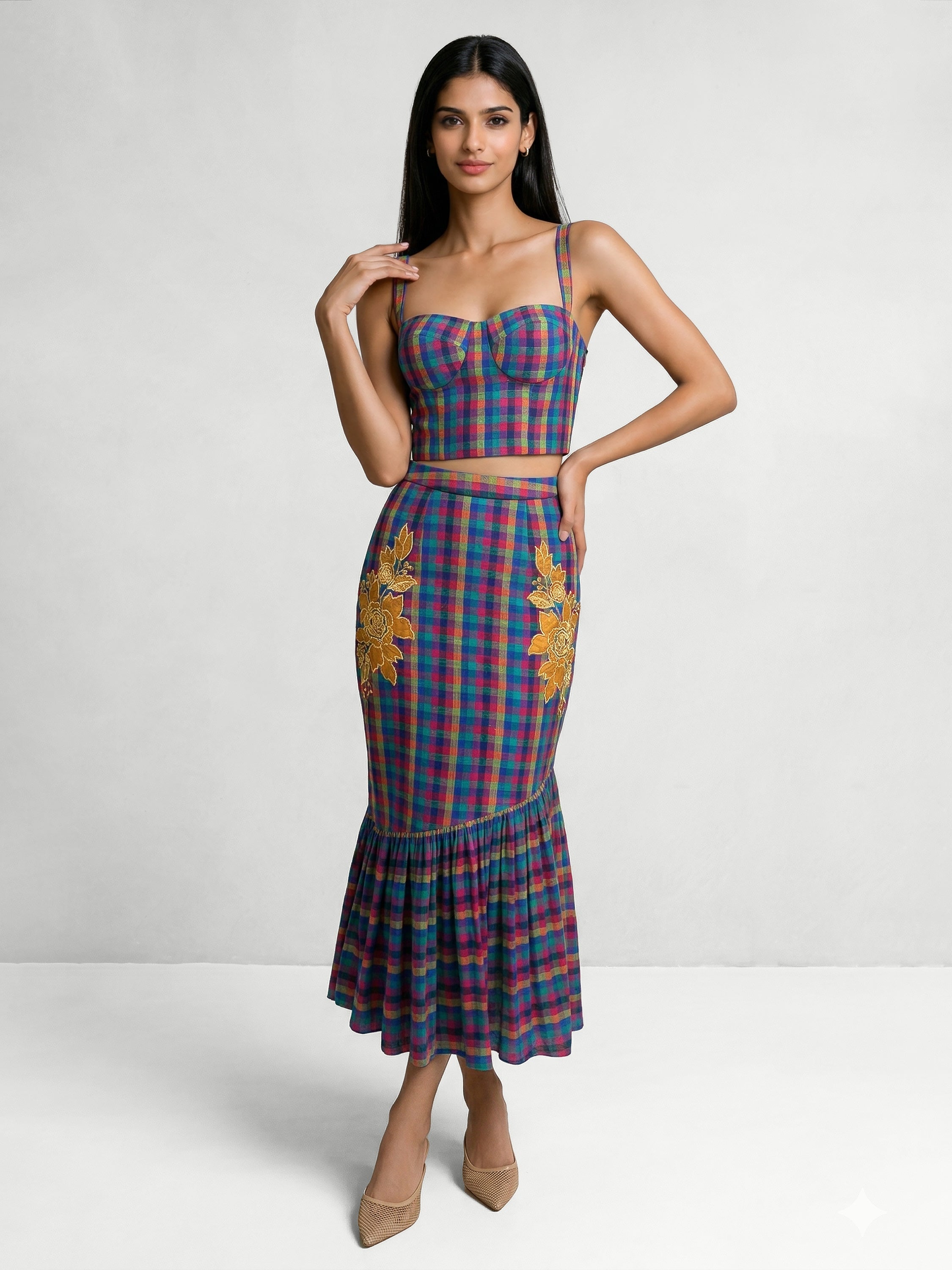 Penny Skirt Set With Camisole Top