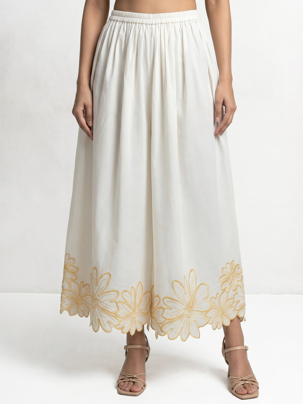 Daisy Yellow Embroidery Co-Ord Set