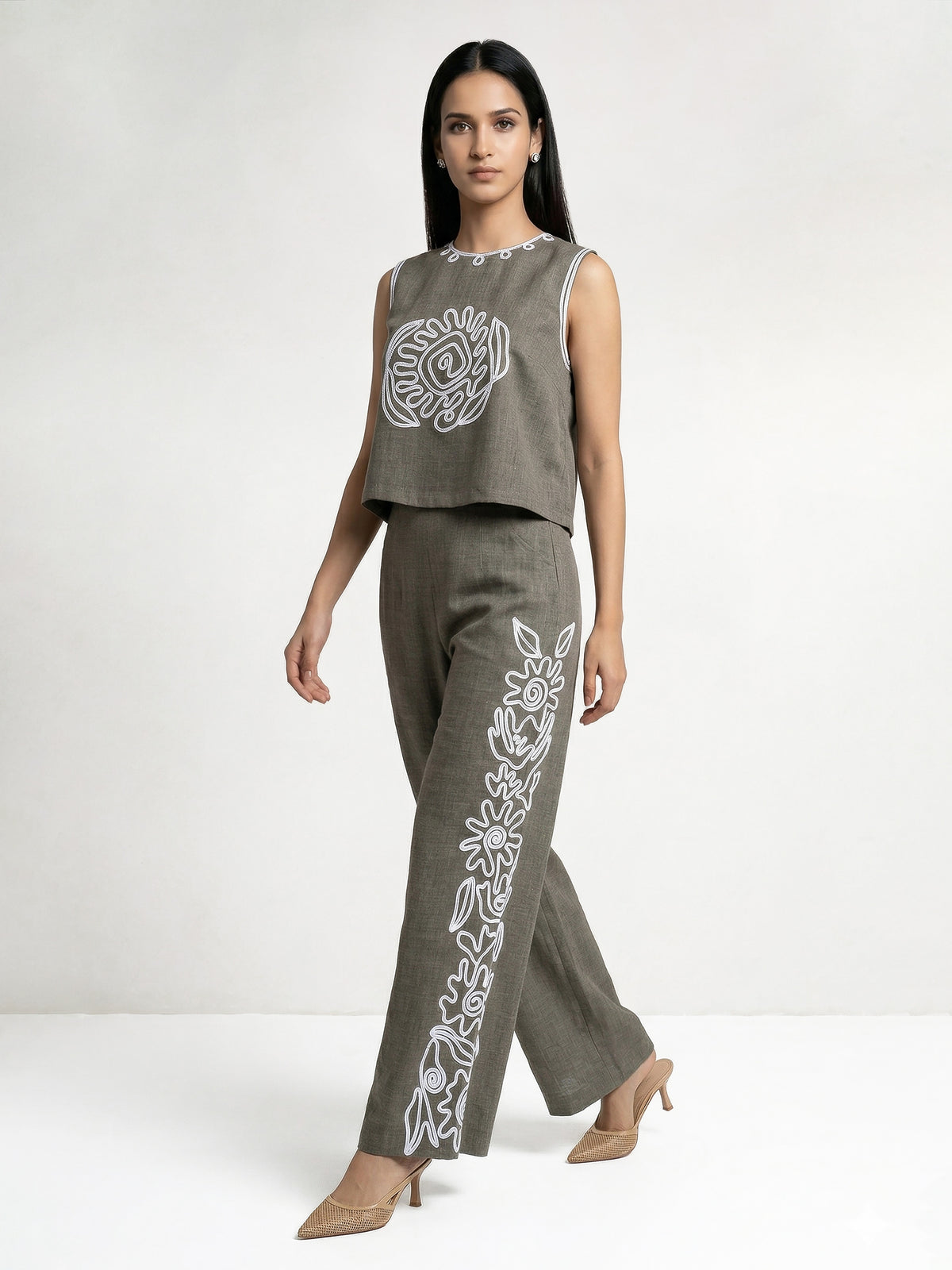Serena Grey Co-Ord Set